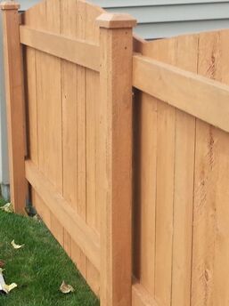 Privacy Decorative Wood Fence